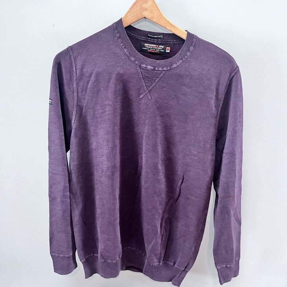 Superdry Men's Premium Dyed Cotton‎ Crewneck Sweatshirt M